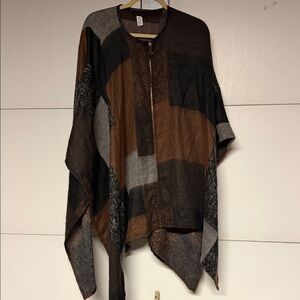 Steve Madden Brown and Black Knit Top